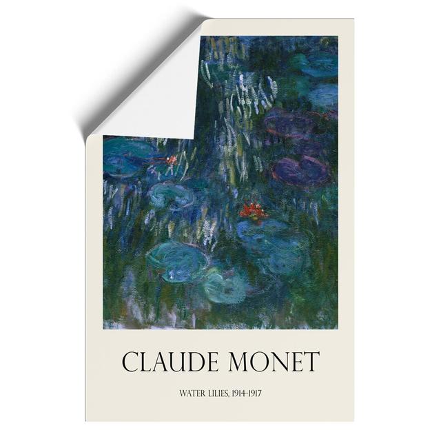 Water Lilies Lily Pond Vol.37 by Claude Monet - No Frame Painting East Urban Home Size: 30cm H x 21cm W x 0.1cm D on Productcaster.