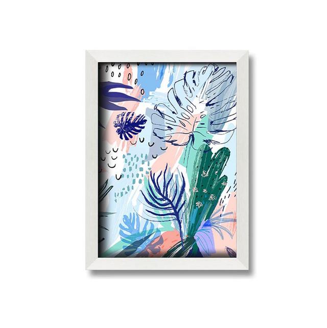 Bogia Jungle Abstract - Single Picture Frame Art Prints Bay Isle Home Size: 29.7cm H x 21cm W x 10cm D on Productcaster.