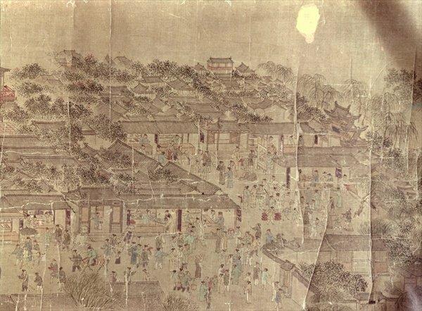 Street Scene, Chinese, Ming Dynasty - Unframed Graphic Art Print on Paper East Urban Home Size: Extra Large on Productcaster.