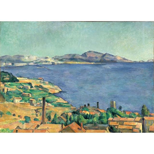 The Bay of Marseille by Paul Cezanne - Wrapped Canvas Art Prints ClassicLiving Size: 127cm H x 152cm W on Productcaster.