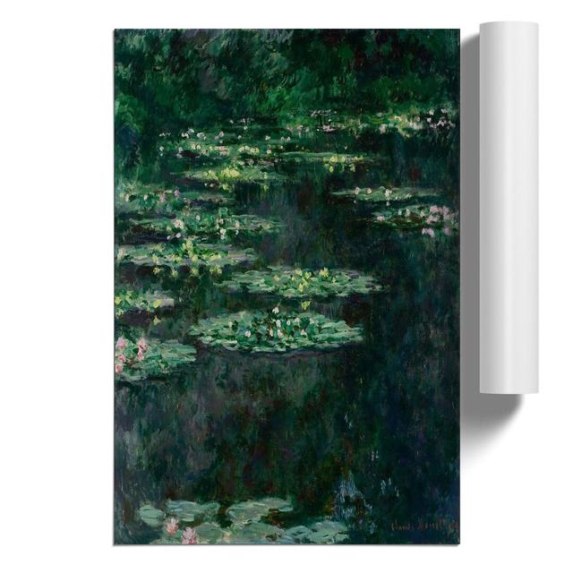 Water Lilies Lily Pond Vol.29 by Claude Monet - Unframed Painting East Urban Home Size: 59cm H x 42cm W x 0.1cm D on Productcaster.