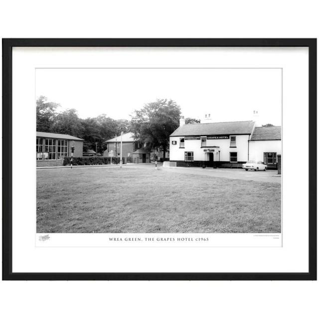 'Wrea Green, the Grapes Hotel C1965' - Picture Frame Photograph Print on Paper The Francis Frith Collection Size: 40cm H x 50cm W x 2.3cm D on Productcaster.