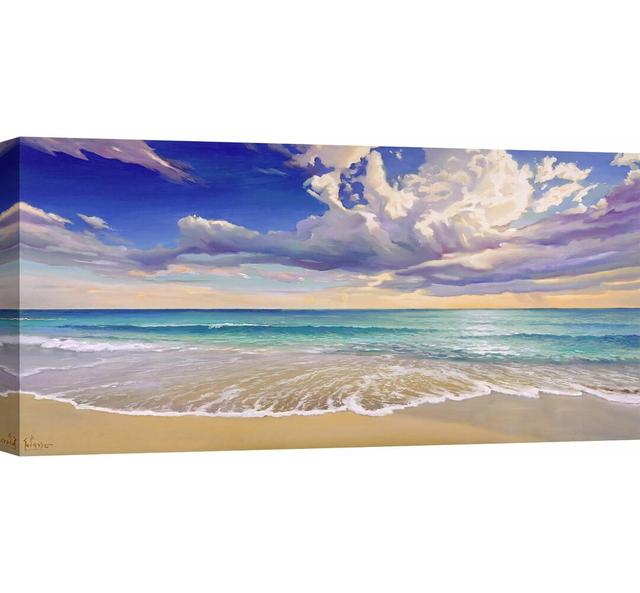 Ocean Wave by Adriano Galasso - Wrapped Canvas Painting Print Highland Dunes Size: 60 cm H x 120 cm W on Productcaster.