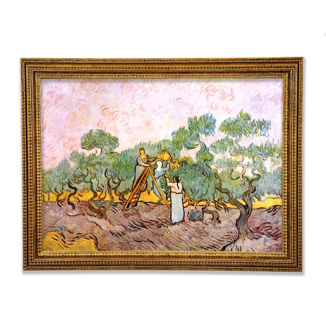 Olive Pickers - Single Picture Frame Art Prints Bright Star Size: 84.1cm H x 118.9cm W x 3cm D on Productcaster.