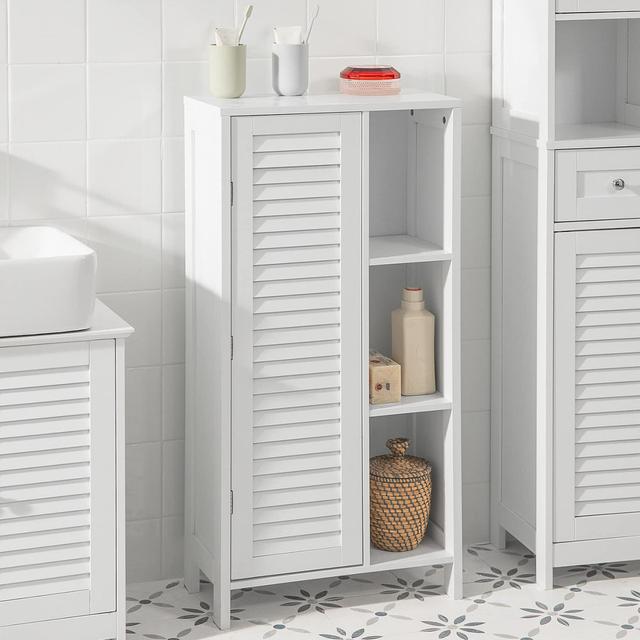 Tascherau Freestanding Bathroom Cabinet ClassicLiving on Productcaster.