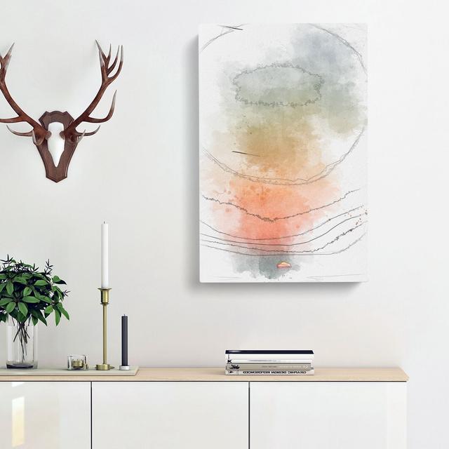 Glorious Sunset - Wrapped Canvas Print East Urban Home Size: 91cm H x 60cm W x 3cm D on Productcaster.