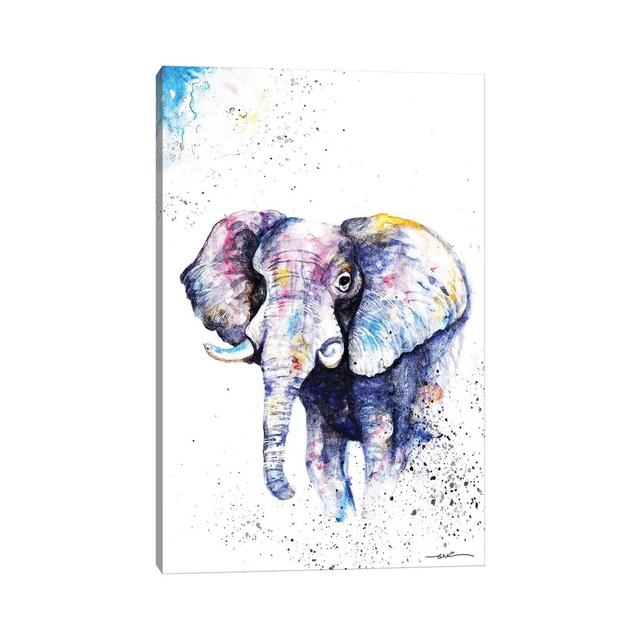 Elephant Never Forgets by BebesArts - Wrapped Canvas Gallery-Wrapped Canvas Giclée Latitude Vive Format: Wrapped Canvas, Size: 30.48cm H x 20.32cm W x on Productcaster.