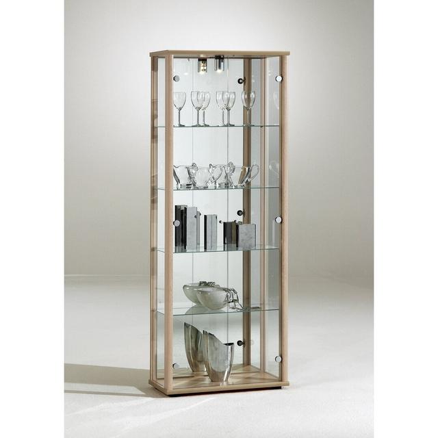 Rachel Display Cabinet Ebern Designs Colour: Oak on Productcaster.