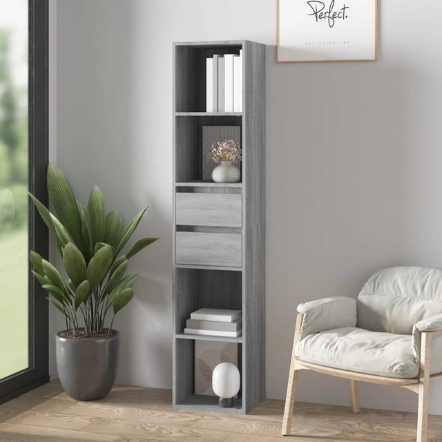 Atherton Bookcase Latitude Run Colour: Grey Sonoma on Productcaster.