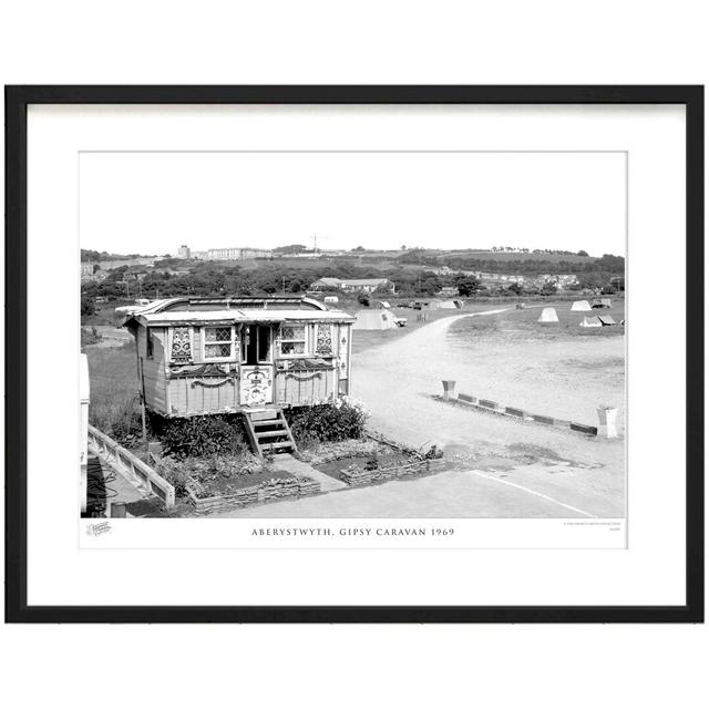 'Aberystwyth, Gipsy Caravan 1969' by Francis Frith - Picture Frame Photograph Print on Paper The Francis Frith Collection Size: 60cm H x 80cm W x 2.3c on Productcaster.