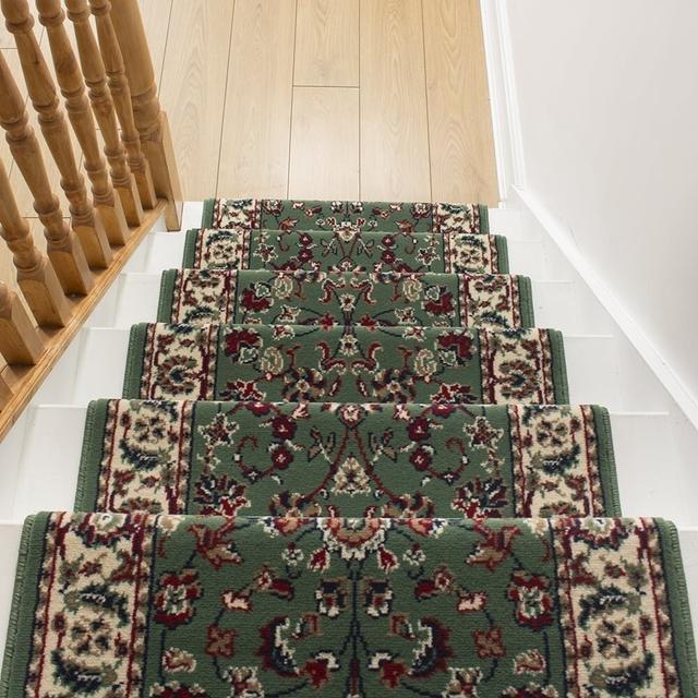 Stair Runner Tufted in Green for Outdoor Use by Astoria Grand, Rug Size: Runner 480cm x 70cm on Productcaster.