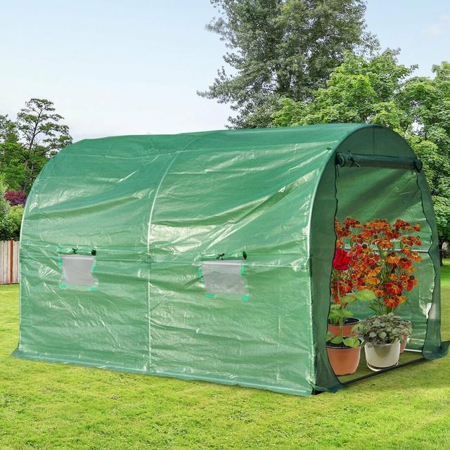 6.5 Ft W x 10 Ft D Commercial Greenhouse Dakota Fields on Productcaster.