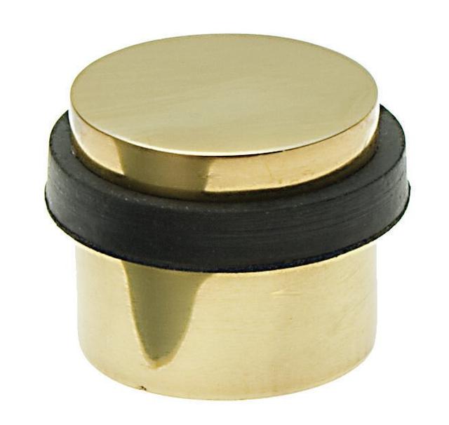 Meadowlakes Brass Floor Fixed Door Stop 17 Stories Finish: Polished Brass on Productcaster.