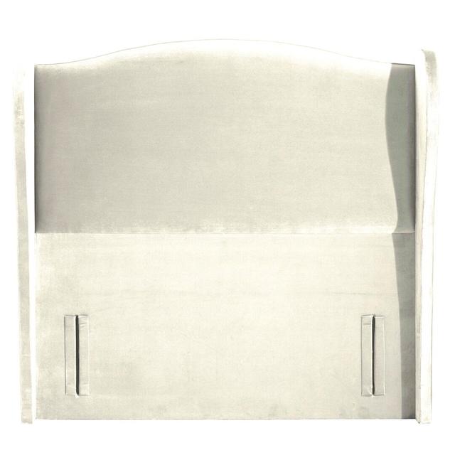 Felicity Upholstered Headboard Canora Grey Size: Double (4'6), Upholstery: Ivory on Productcaster.