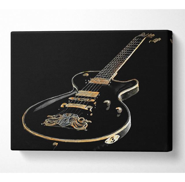 Dbz Bolero Guitar - Wrapped Canvas Art Prints Latitude Run Size: 35.6cm H x 50.8cm W x 10cm D on Productcaster.