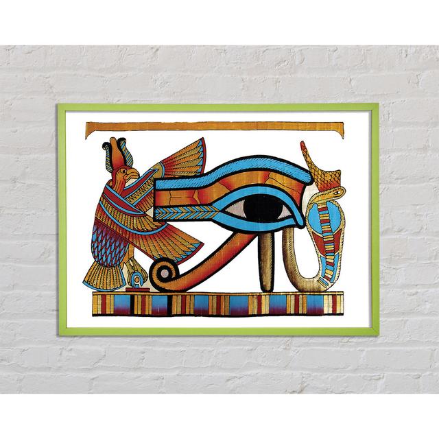 The Eye Of Horus - Single Picture Frame Art Prints Latitude Vive Size: 59.7cm H x 84.1cm W x 2cm D on Productcaster.