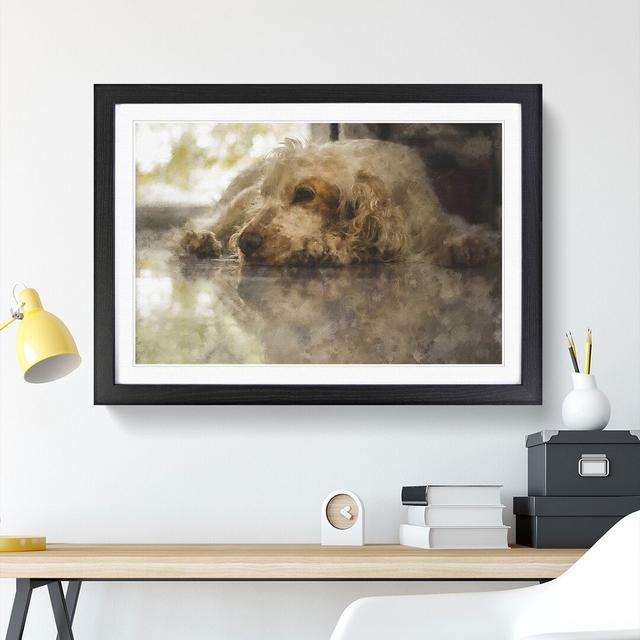 Cocker Spaniel Dog - Picture Frame Graphic Art East Urban Home Size: 48cm H x 65cm W x 2cm D, Frame Option: Black Framed on Productcaster.