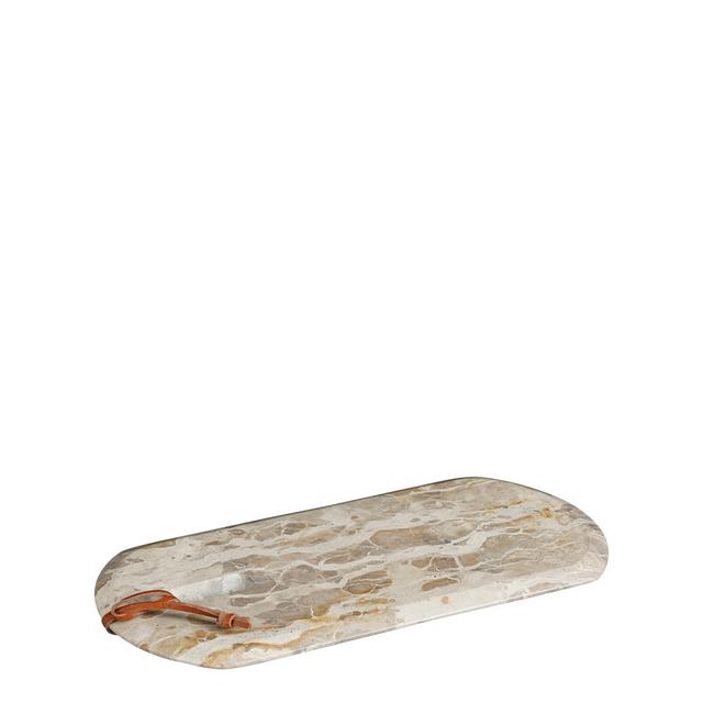 Coriann Marble Ivy Bronx Finnos chopping board beige - l40xw20xh2cm Ivy Bronx on Productcaster.