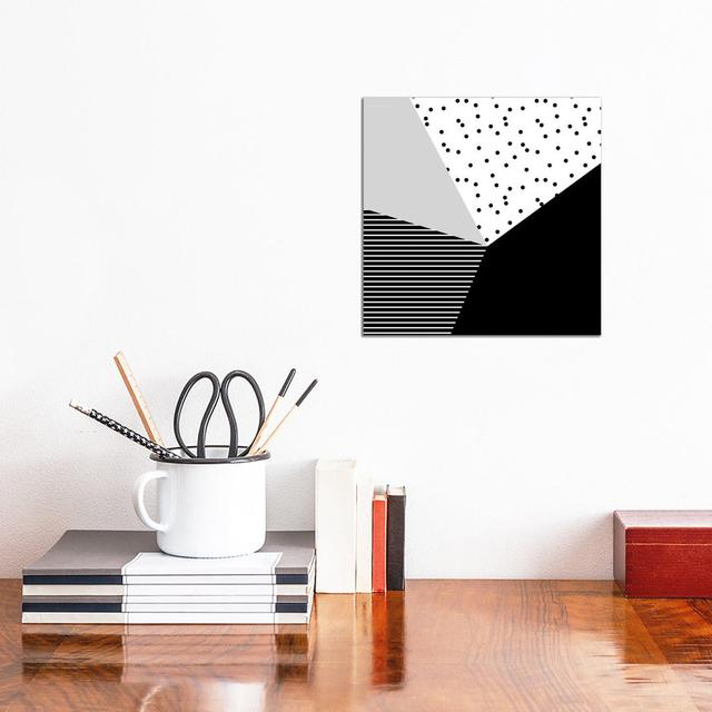 Geometry Blocks X by Mareike Böhmer - Wrapped Canvas Print Metro Lane on Productcaster.