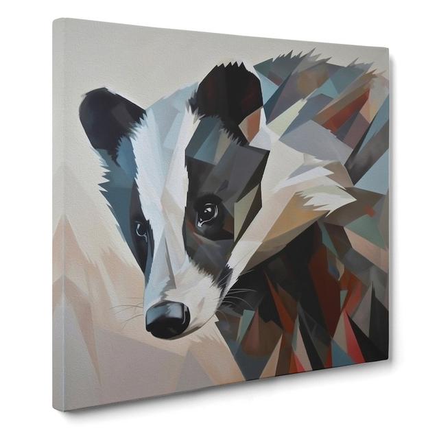 Badger Abstract No.1 - No Frame Art Prints Alpen Home Size: 35cm H x 35cm W x 3cm D on Productcaster.