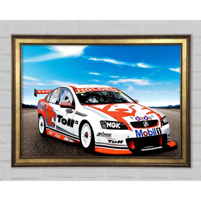 Toll Holden Comadore Racing Car - Einzelner Bilderrahmen Kunstdrucke Ebern Designs Größe: 59,7 cm H x 84,1 cm B x 1,5 cm T on Productcaster.