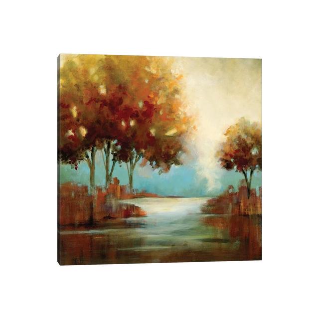 Fall River II by Carol Robinson - Painting on Canvas Union Rustic Format: Wrapped Canvas, Size: 66.04cm H x 66.04cm W x 3.81cm D on Productcaster.