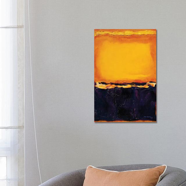 Sunset II Abstract by Soo Beng Lim - Wrapped Canvas Gallery-Wrapped Canvas Giclée Metro Lane Size: 66.04cm H x 45.72cm W x 3.81cm D on Productcaster.