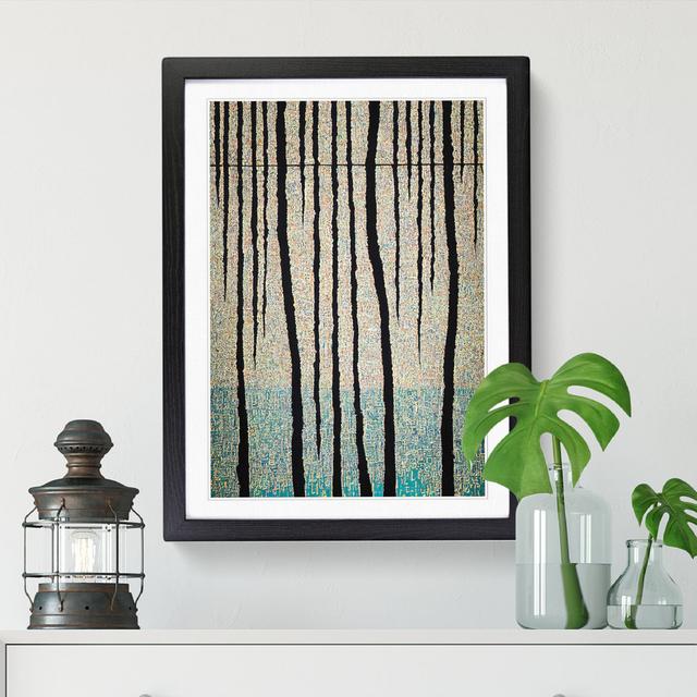 Weeping Willow Tree Abstract Vol.3 - Print Metro Lane Size: 64cm H x 46cm W x 2cm D, Frame Option: Walnut on Productcaster.