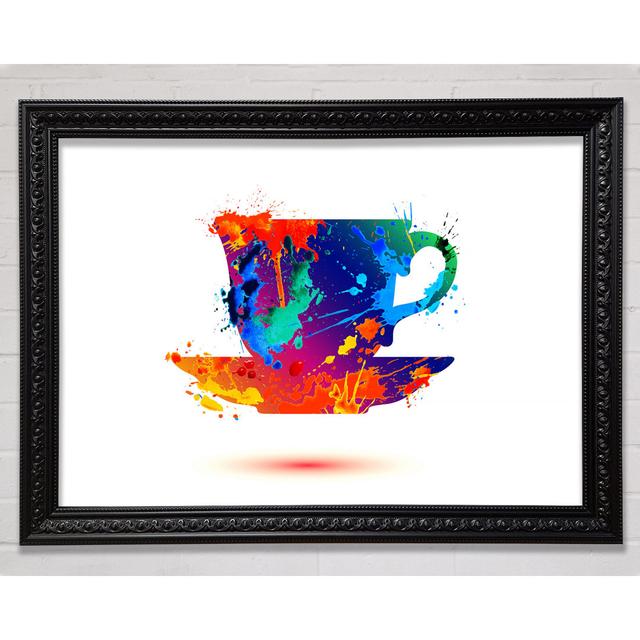 Tea Time Splash - Single Picture Frame Art Prints Bright Star Size: 29.7cm H x 42cm W on Productcaster.