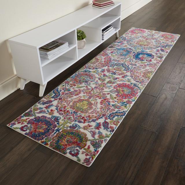 Holbeach Red/Blue Rug World Menagerie Rug Size: Runner 71 x 244cm on Productcaster.