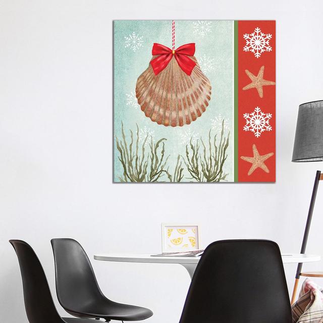 Christmas Coastal I House of Hampton Size: 93.98cm H x 93.98cm W x 1.91cm D on Productcaster.