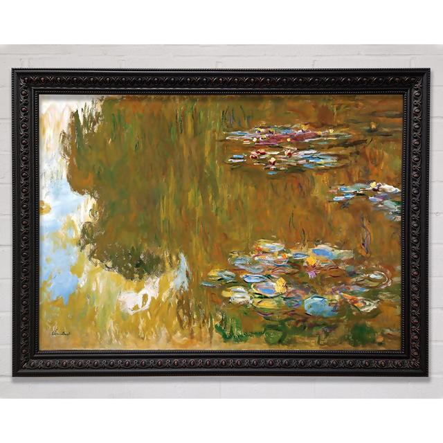 Monet The Water Lily Ponda Framed Print Rosalind Wheeler Size: 59.7cm H x 84.1cm W on Productcaster.