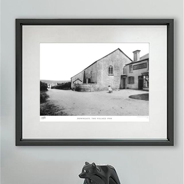 Downgate, The Village 1908 - Single Picture Frame Print The Francis Frith Collection Size: 40cm H x 50cm W x 2.3cm D on Productcaster.