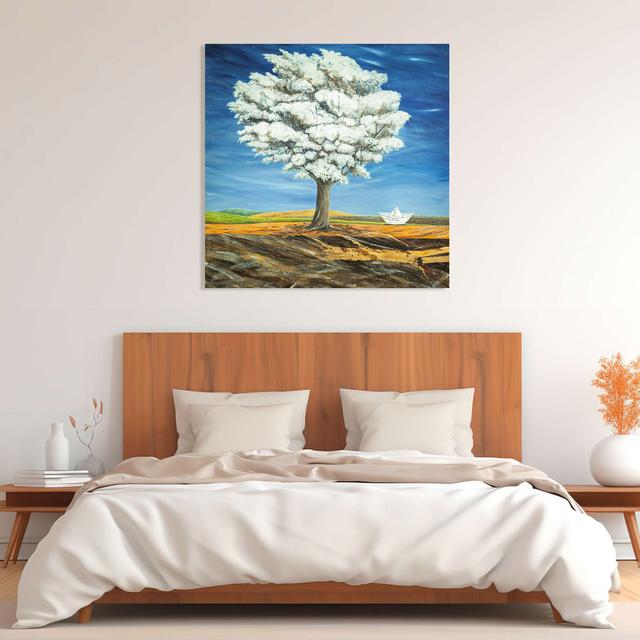 Fantastische Landschaft mit Baum von Donato Larotonda - Kunstdrucke auf Leinwand Selected Artworks srl Größe: 40 cm H x 40 cm B on Productcaster.