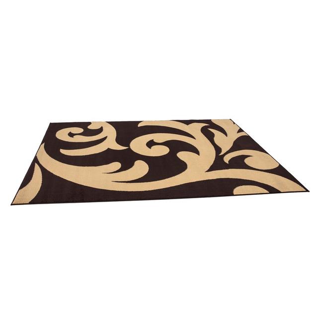 Kasandra Brown/Black Rug Ophelia & Co. Rug Size: Rectangle 120 x 170cm on Productcaster.