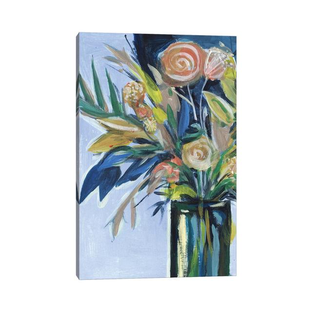 Flowers In A Vase II by Melissa Wang - Gallery-Wrapped Canvas Giclée on Canvas ClassicLiving Format: Wrapped Canvas on Productcaster.