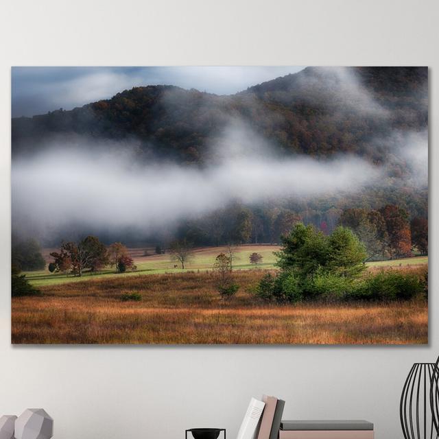 Fog Rises by Dano - Wrapped Canvas Print East Urban Home Size: 71 cm H x 107 cm W x 4 cm D on Productcaster.