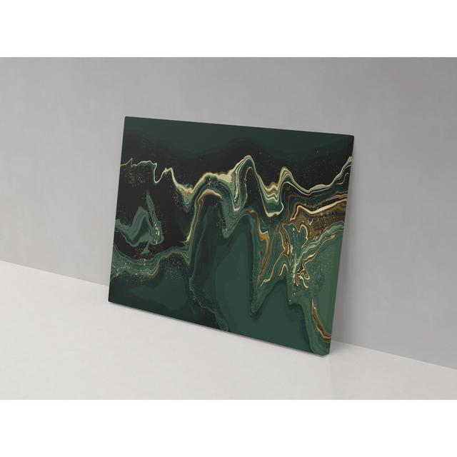 Sage Swirl - Wrapped Canvas Painting Metro Lane on Productcaster.