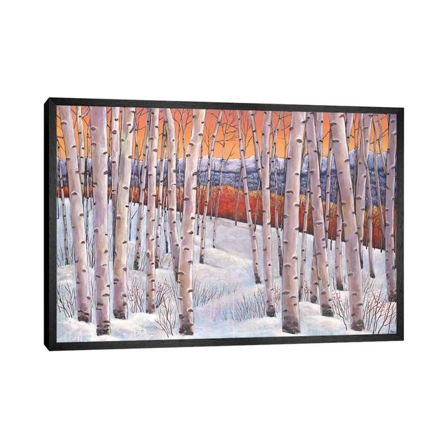 Winters Dream by Johnathan Harris - Painting on Canvas Union Rustic Format: Black Framed, Size: 66.04cm H x 101.6cm W x 3.81cm D on Productcaster.