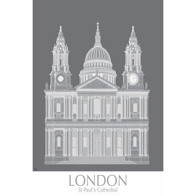 London St Pauls Monochrome Maturi Size: 91cm H x 61cm W on Productcaster.