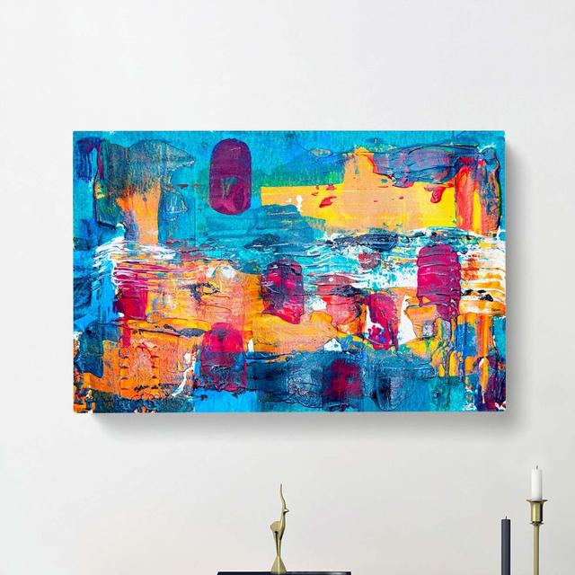 Abstract Art Painting Vol.449 by S.Johnson - Wrapped Canvas Painting East Urban Home Size: 40cm H x 60cm W x 3cm D on Productcaster.