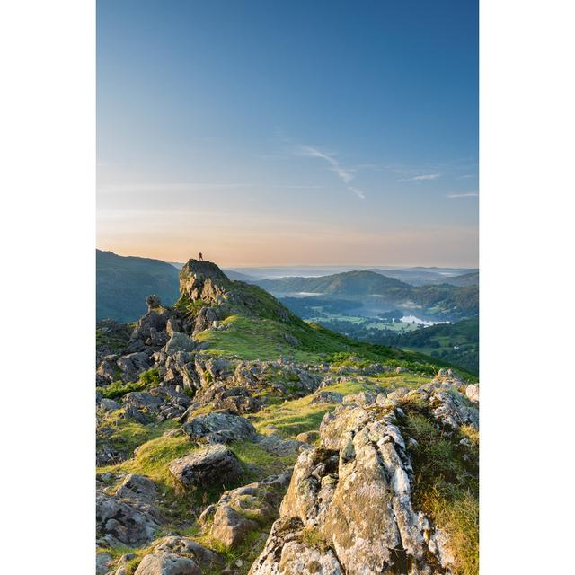 Helm Crag at Dawn by Tranquillian1 - Wrapped Canvas Photograph Alpen Home Size: 122cm H x 81cm W on Productcaster.