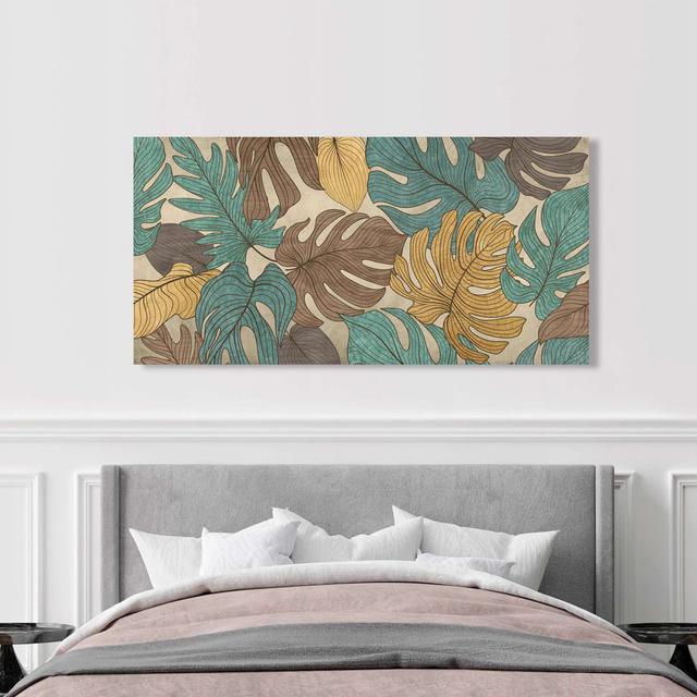 Jungle Panel II by Eve C. Grant - Wrapped Canvas Art Prints Bay Isle Home Size: 70cm H x 140cm W x 4cm D on Productcaster.