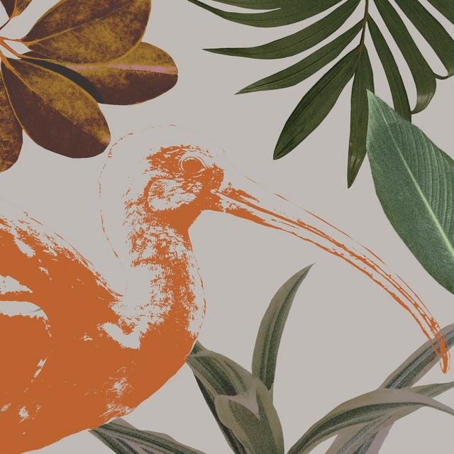 Tropical Bird VI by Annie Warren - Wrapped Canvas Print 17 Stories Size: 30cm H x 30cm W on Productcaster.