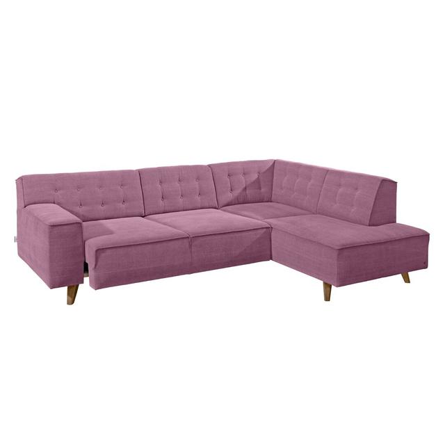 Ecksofa Nordic Chic klein Tom Tailor Polsterfarbe: Rosa, Ausrichtung: Rechts, Funktion: Sitz mit Erweiterung on Productcaster.