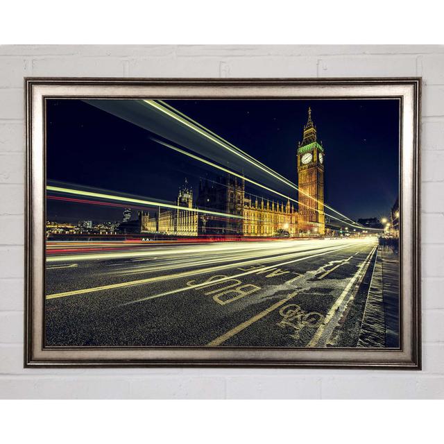 Big Ben Speed Of Light 4 - Single Picture Frame Art Prints Brayden Studio Size: 42cm H x 59.7cm W x 1.5cm D on Productcaster.