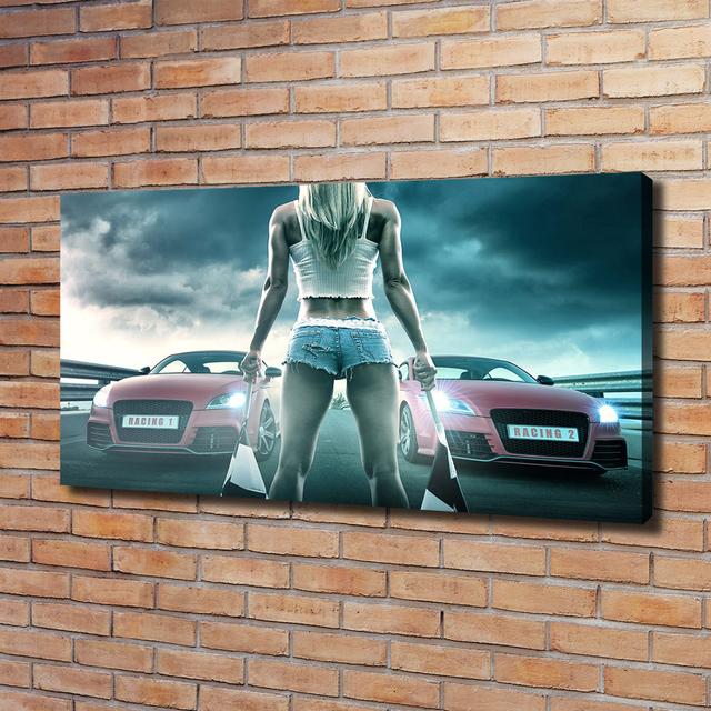 The Beginning of the Race - Wrapped Canvas Art Prints Brayden Studio on Productcaster.