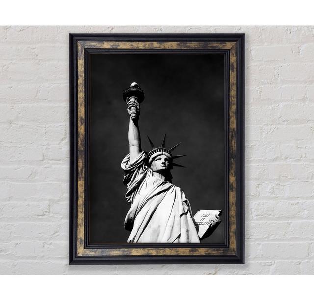 Nyc Statue Of Liberty - Single Picture Frame Art Prints Bright Star Size: 84.1cm H x 59.7cm W x 8cm D on Productcaster.