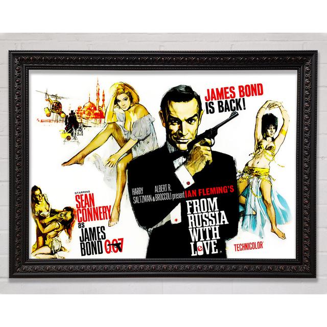 Sean Connery From Russia With Love Framed Print Bright Star Size: 100cm H x 141.4cm W on Productcaster.