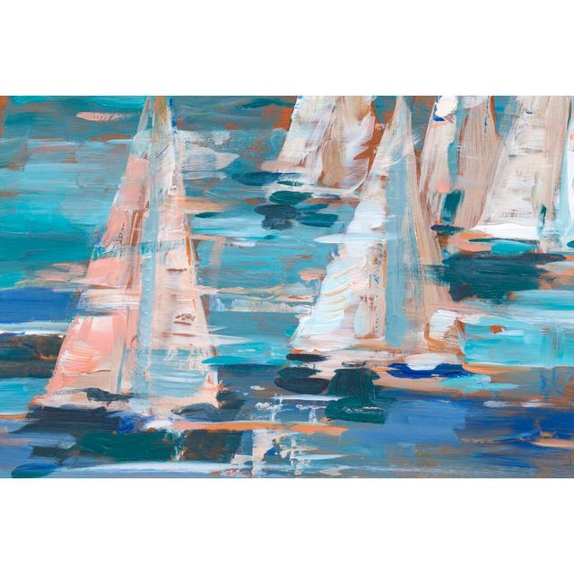 Pop Regatta I - Wrapped Canvas Art Prints Longshore Tides Size: 81cm H x 122cm W on Productcaster.